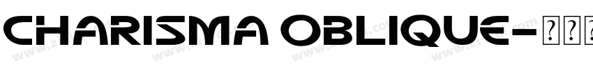 Charisma Oblique字体转换